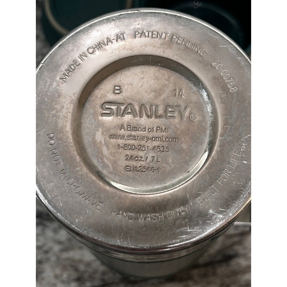 Stanley Classic Vacuum Insulated Food Jar 24oz Hammertone Green 10-01287-033 - Picture 6 of 9